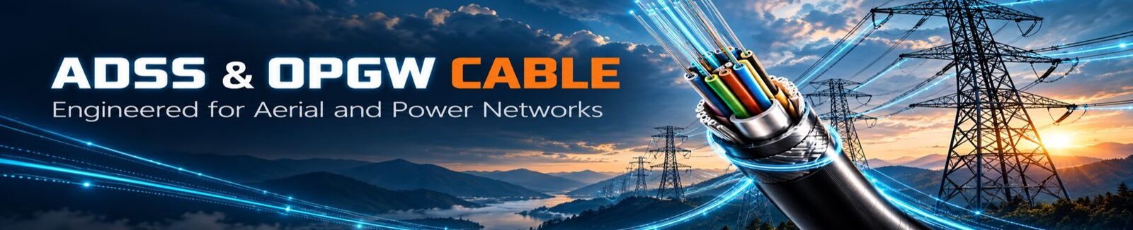 cable de fribra óptica del opgw