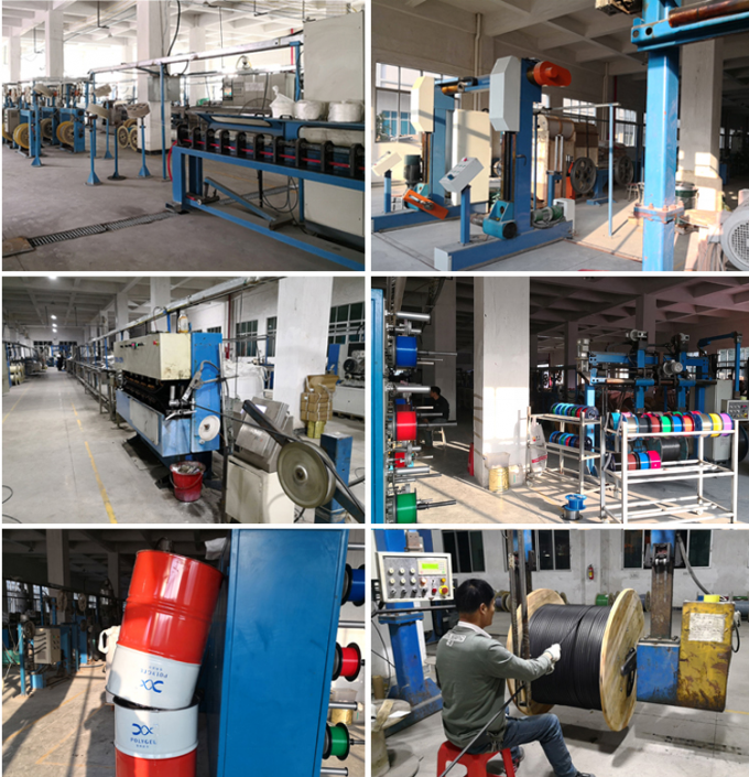 G652D 12 24 36 48 72 96 144 288 Cable de fibra óptica con doble vaina blindada bajo tierra 7