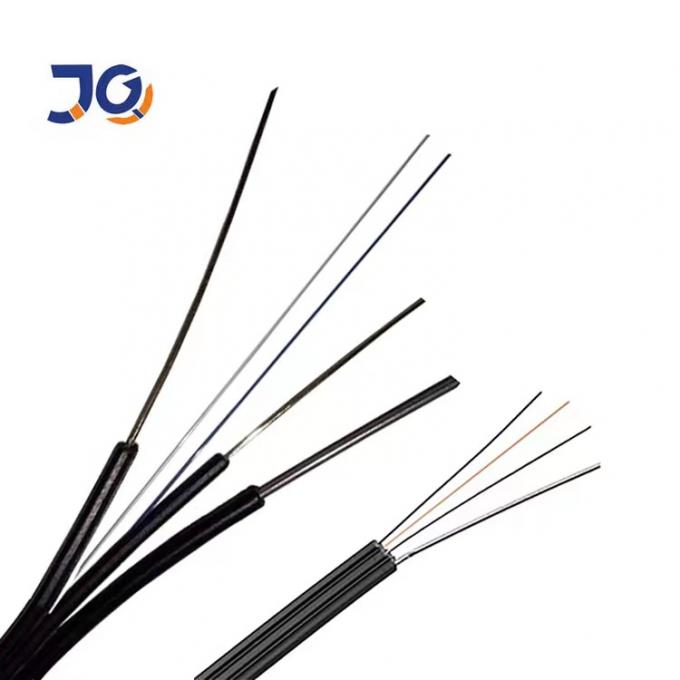 Precio de fábrica del cable de bajada de fibra óptica FTTH para interiores Cable de fibra hasta el hogar para red de telecomunicaciones 6