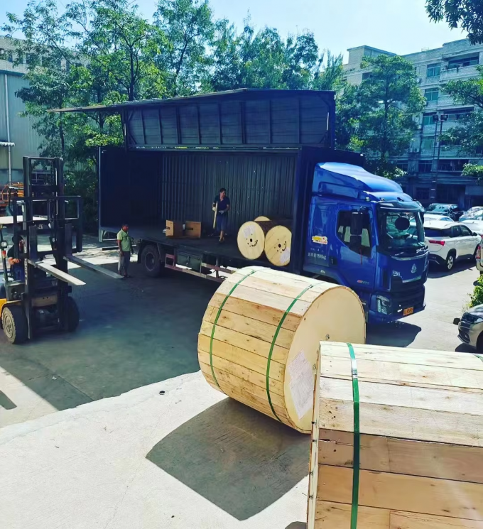 Cable de fibra &oacute;ptica GYTS53-96 n&uacute;cleos de doble blindaje para exteriores, doble cubierta, G652D, enviado el mismo d&iacute;a 14