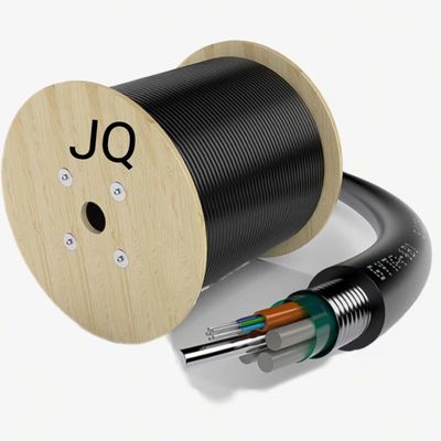 2 4 6 8 24 32 48 Cores Armoured Optical Fiber Cable GYTA Underground Fiber Cable