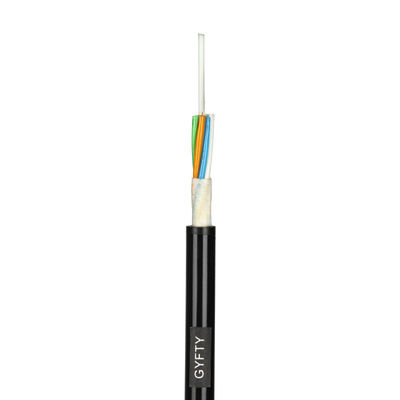 24 48 72 96 144 Core Single Mode G652D G657A1GYFTY Fiber Optic Cable Outdoor Aerial Fiber Cable With FRP wholesale price