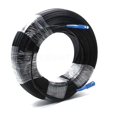 FTTH Indoor/Outdoor Fiber Optic Drop Cable Patch Cord SC/LC/ST-UPC/APC Connectors