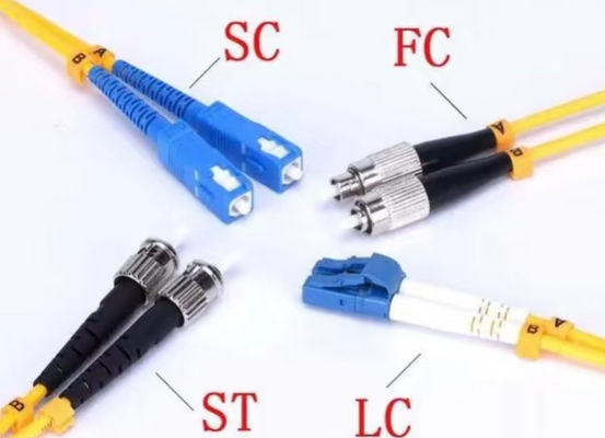 Single/Multi Mode Fiber Optic Patch Cord SC/LC/ST-UPC/APC 9/125 LSZH