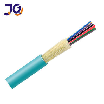 Calidad  GJFJV10 24 Core Multimode Indoor Fiber Optic Cable OM1 OM2 OM3 LSZH Gigabit Network fábrica