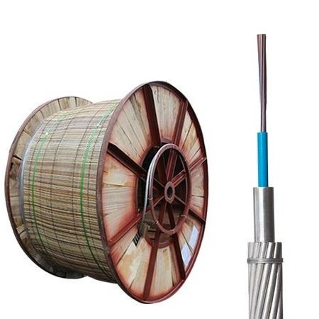 OPGW Fiber Optic Cable 24 48 Core Singlemode G652D Power Line Communication Outdoor Optical Cable
