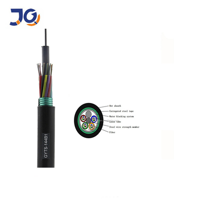 Conducto acorazado 24 del cable GYTS de la fibra cable de fibra óptica de 48 96 144 288 corazones