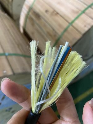 Cable óptico del cable de fribra óptica 24F el 100M Span Aerial Fiber ADSS de ADSS