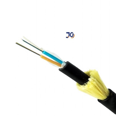 Todo el HDPE del cable de fribra óptica unimodal de ADSS autosuficiente dielétrico enfundado con hilado