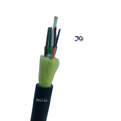 Ningún metal todo el HDPE del cable de fribra óptica unimodal dielétrico autosoportado de ADSS revestido con hilo