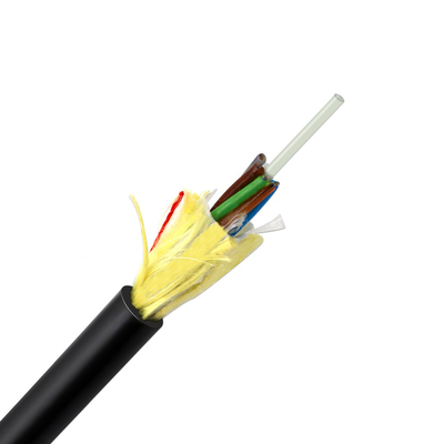 Todo el cable de fribra óptica ADSS autosuficiente dieléctrico del palmo el 100m 6 12 24 48 base al aire libre