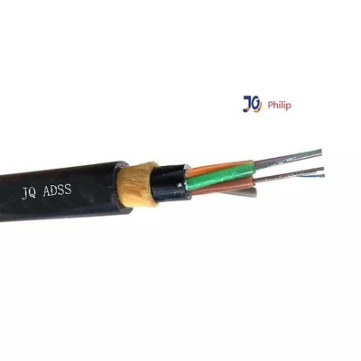 Tubo suelto ADSS para exteriores FRP 12 24 48 72 96 Cable de fibra monomodo de 144 núcleos