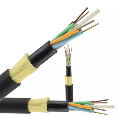 Palmo no-metálico aéreo los 50m 12 24 48 cables de fribra óptica de la base ADSS