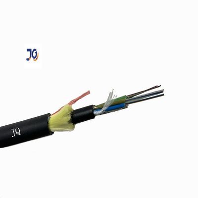 Cable de fribra óptica multi de los corazones ADSS de la sola chaqueta doble de la chaqueta del hilado de Aramid con HDPE