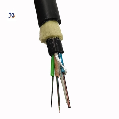 Los corazones aéreos autosuficientes de /24/48 del cable de fribra óptica 12 de ADSS atraviesan el 100m