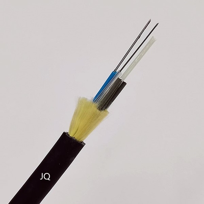 Aéreos autosuficientes ningunos corazones de /24/48 del cable de fribra óptica 12 del metal ADSS atraviesan los 200m