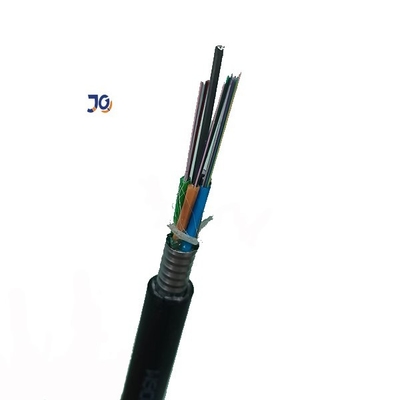 Anti - directo al aire libre de Gyts del cable de fribra óptica del solo modo del roedor enterrado bases 12 24 96 144