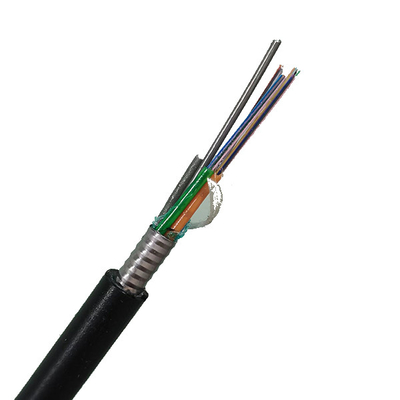 GYTS 24/48 quita el corazón al cable de fribra óptica acorazado del conducto al aire libre del solo modo
