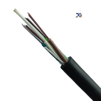 Solo modelo al aire libre Aerial GYFTY G625d 24 cable óptico de la fibra de 48 bases con fuerza de FRP