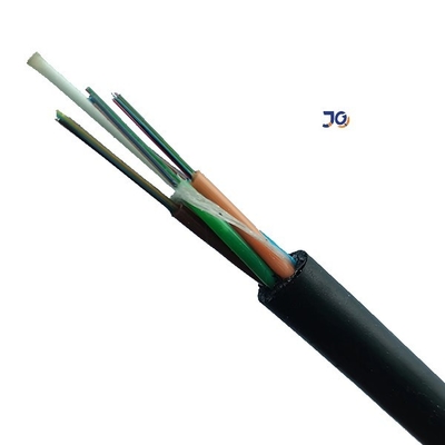 Cable de fribra óptica de fibra óptica aéreo al aire libre de la base del solo modo G652D 48 del cable de GYFTY