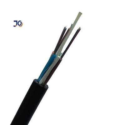 24 48 96 chaquetas aéreas del HDPE del cable de fribra óptica del conducto GYFTY de los corazones