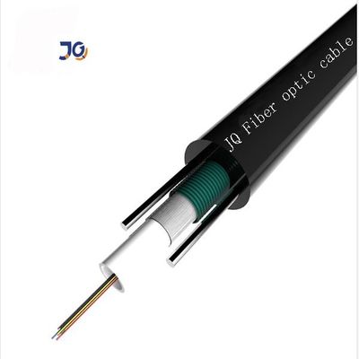 Dos cable de fribra óptica unimodal acorazado de la fuerza paralela GYXTW GYFXTY del alambre de acero