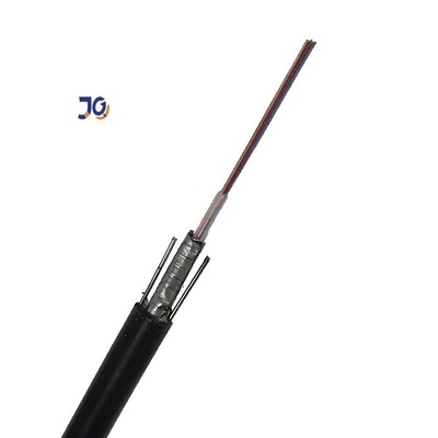 Cable de fribra óptica acorazado unimodal de la fuerza GYXTW del alambre de acero de G652D dos