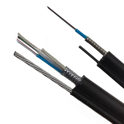 Cuadro acorazado 8 cable de fribra óptica de FRP de la fuerza autosuficiente GYFTC8S GYTC8S del alambre de acero