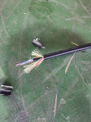 Aéreo todos los - cables de fribra óptica dieléctricos 24 de ADSS cable de fibra óptica de 48 96 corazones