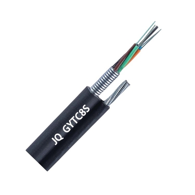 Cable de fribra óptica al aire libre 12 24 48 cuadro 8 GYTC8S de 96 bases