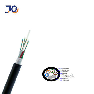 Cable subterráneo Unarmoured G652D 12 de GYFTY 24 FO 24 cables de fribra óptica 48