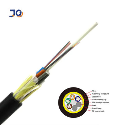 Precio de fábrica Cable de fibra óptica ADSS Span 100M 48 núcleo G652D Cable de fibra óptica