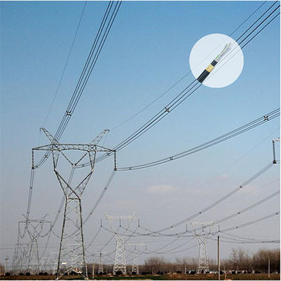 Cables de fibra óptica de modo único 24 núcleos ADSS de 100 m de largo