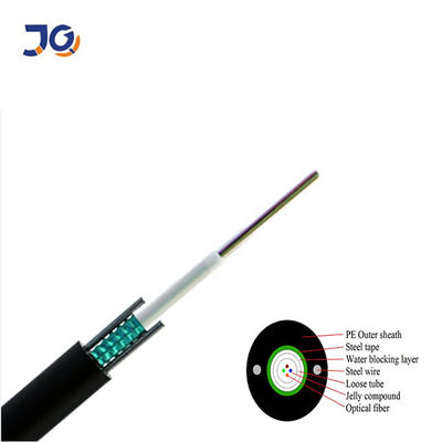 GYXTW Cables de fibra óptica de núcleo SM MM 6 con tubo único blindado