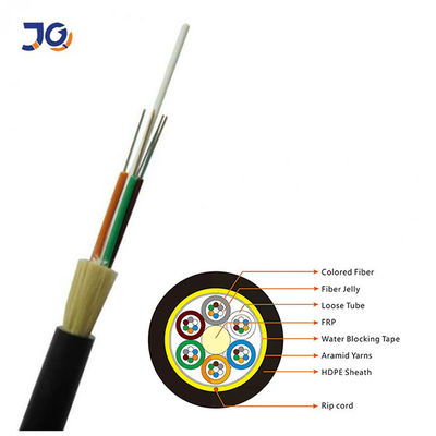 Todo dieléctrico ADSS Aerial Cables de fibra óptica 48 núcleo 96 núcleo 144 núcleo