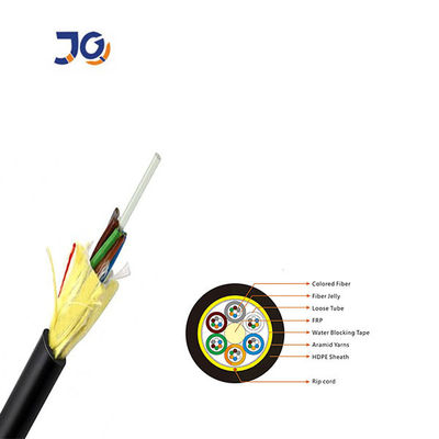 Medidor de cable de fibra óptica de Jiqian ADSS 8 12 24 48 Cable de fibra óptica de modo único