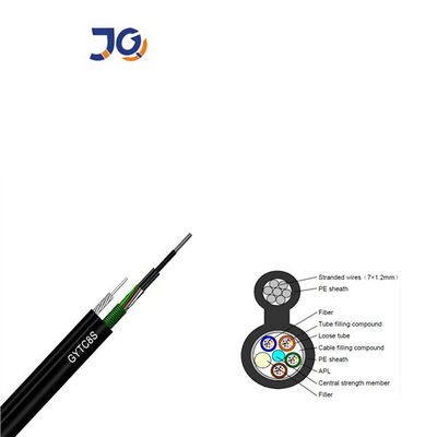 Cable de fibra óptica GYTC8S de soporte autónomo de 24 núcleos Fig. 8 Cable de fibra óptica
