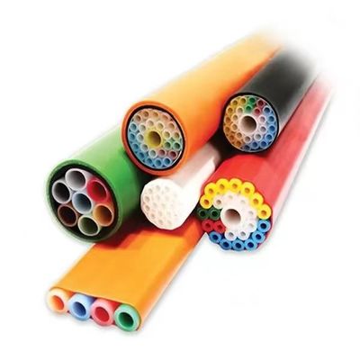 Cable de fibra óptica de microconducto soplado por aire GCYFY de 96 núcleos, tubo suelto trenzado, comunicación de alta velocidad