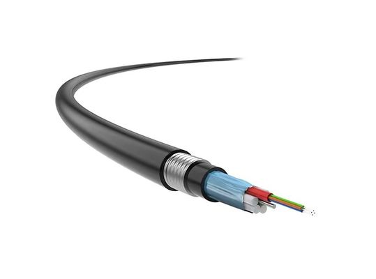 G652D GYTZA de modo único para exteriores 4c 12c 36c 72c 96c Cable de fibra óptica ignífugo