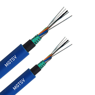 Cables blindados de fibra óptica de minería de carbón 12 24 48 96 144 núcleo LSZH con chaqueta de fibra óptica a prueba de fuego