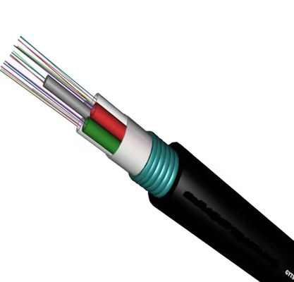 2~144 núcleos Cable de comunicación GYTS G652D Cable de fibra óptica exterior blindado con cinta de acero o FRP