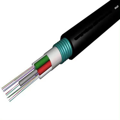 2~144 núcleos Cable de comunicación GYTS G652D Cable de fibra óptica exterior blindado con cinta de acero o FRP