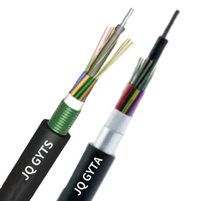 China Fábrica GYTS 24 núcleo G652D Cable blindado de fibra óptica Cable óptico de conducto exterior