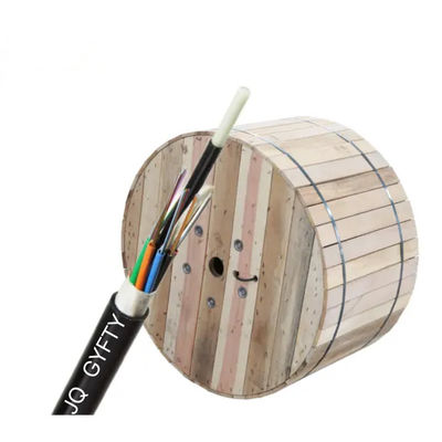 Cable de fibra óptica para exteriores con miembro de refuerzo no metálico GYFTY, sin armadura, diseño anti-EMI