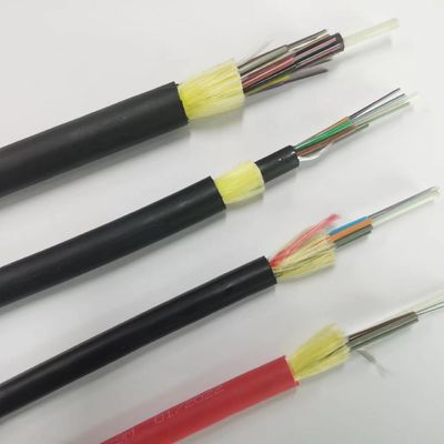 Cables de fibra óptica de fibra de aramida para soporte aéreo en el aire 6 12 24 48 hilos
