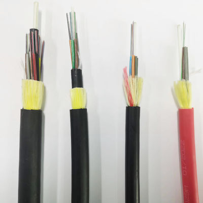 G652d de fibra óptica de modo único adss span50 tkf 12 24 48 72 96 144 288 cable de fibra óptica de núcleo