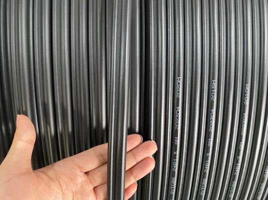 12 24 48 núcleos de antena aérea exterior GYTC8S GYTC8Y figura 8 cable de fibra óptica