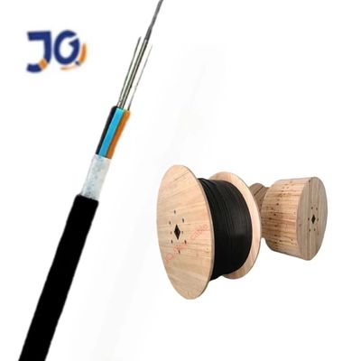 4/6/8/12/24 Núcleo de fibra óptica multimodo de un solo modo GYTY cuerda del cable de acero de tubo suelto