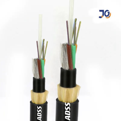 Cables de comunicación al aire libre de doble envoltura ADSS Cables de fibra óptica para antena