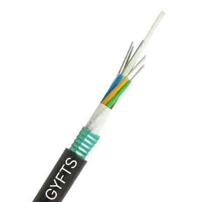 GYFTS de exterior de una sola modalidad de FRP de resistencia miembro cinta de acero Cables blindados de fibra óptica